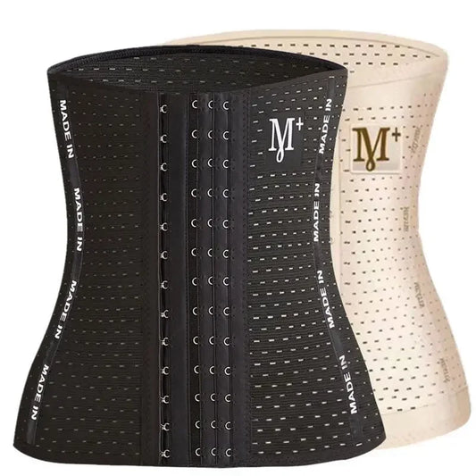 Women Waist Trainer Belt Body Shaper Tummy Control Fajas Post Parto Slimming Belt Blends Hooks Waist Trimmer