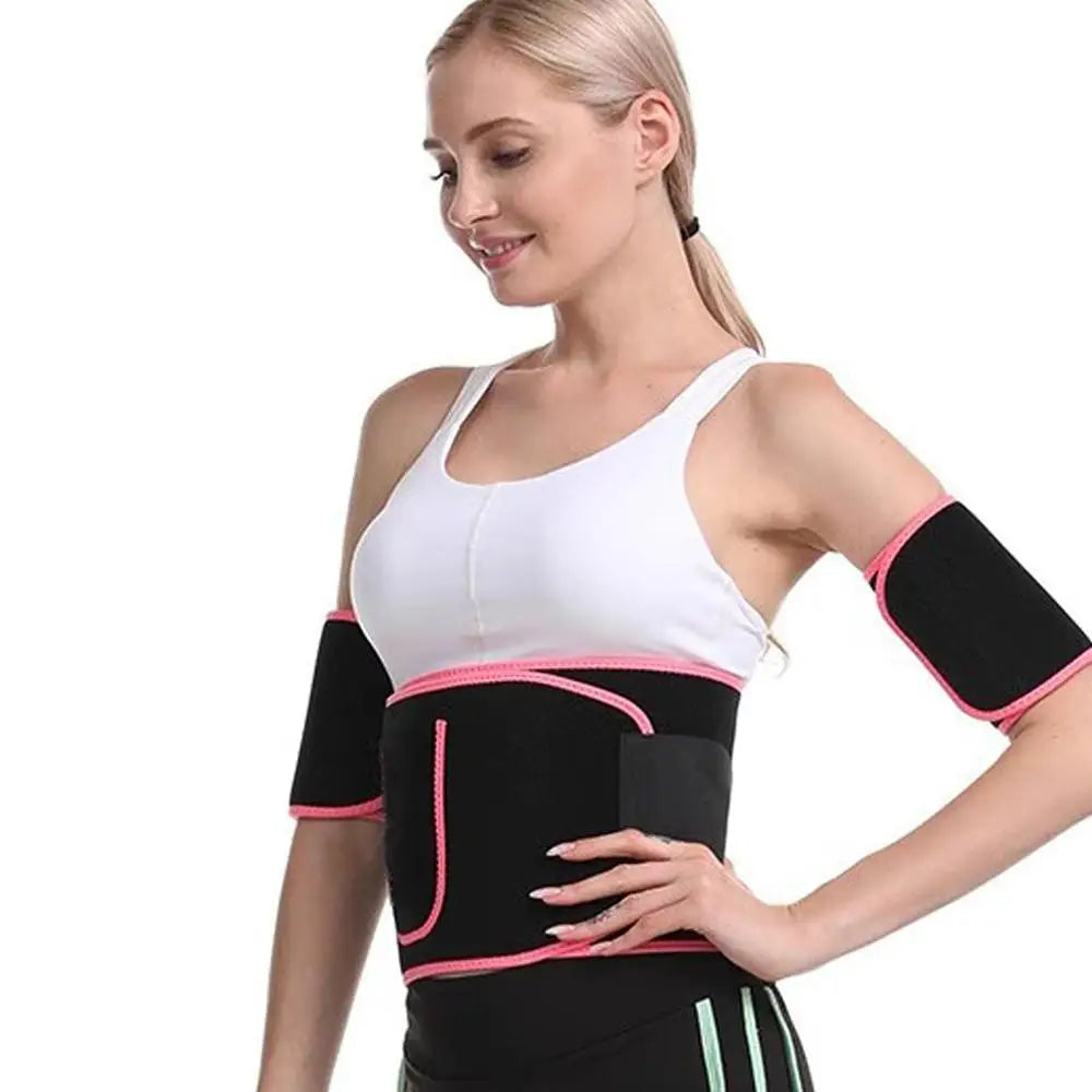 Slimming Waist Trainer Belt For Women Sweat Enhancer Workout Belt For Running Gym Waist Trimmer For Tummy Control & Body Shaping