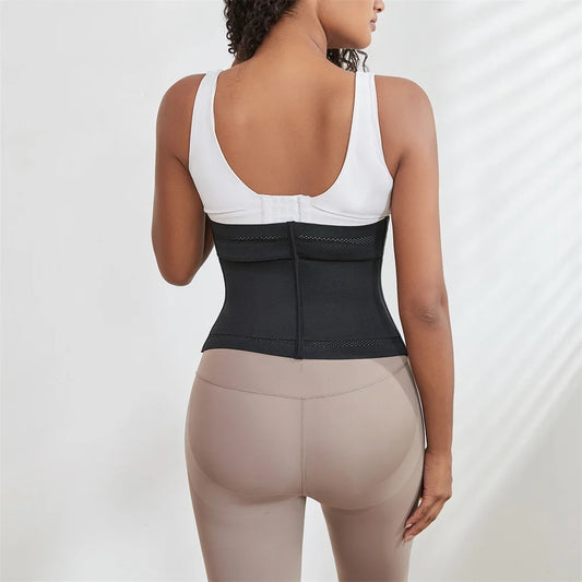 Women Waist Trainer Body Shaper Gym Fitness Tummy Control Shapewear Slimming Corset Double Belt