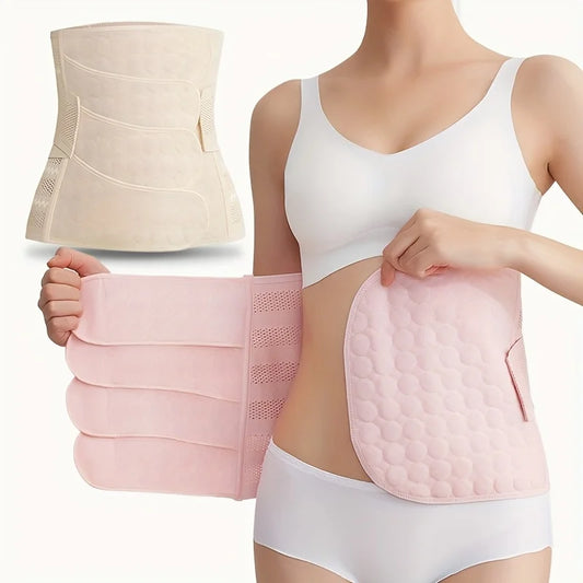 Postpartum Belly Belt Adjustable Comfortable Waist Trainer for Women Ideal for Postnatal Recovery and Body Shaping Soft