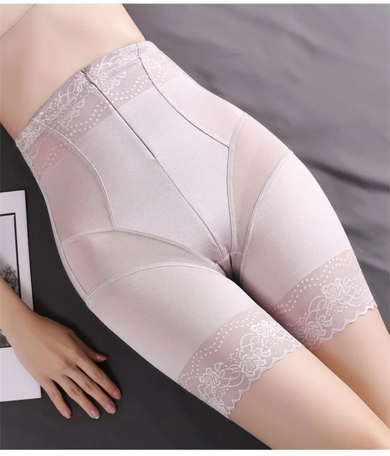 Dimmkof Stretchy Elastic Body Shaper Panties Shapewear Seamless Thigh Slim High Waist Tummy Control Hook Panties Waist Cinchers