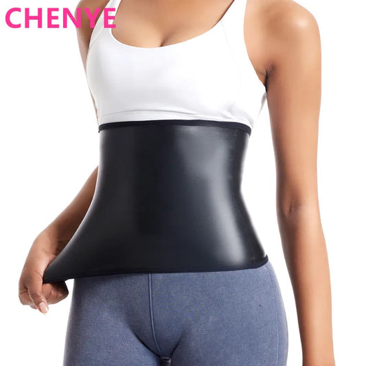 Womens Body Shaper Tummy Control Waist Slimming Belt Faux Leather Waist Trainer Corset Belly Sheath Tummy Trimmer Cincher Sports
